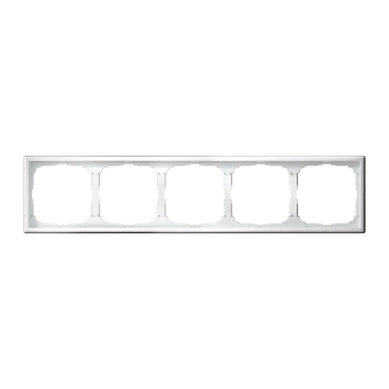 Рамка 5-ая (пятерная), Белый, серия Art Gallery, Systeme Electric